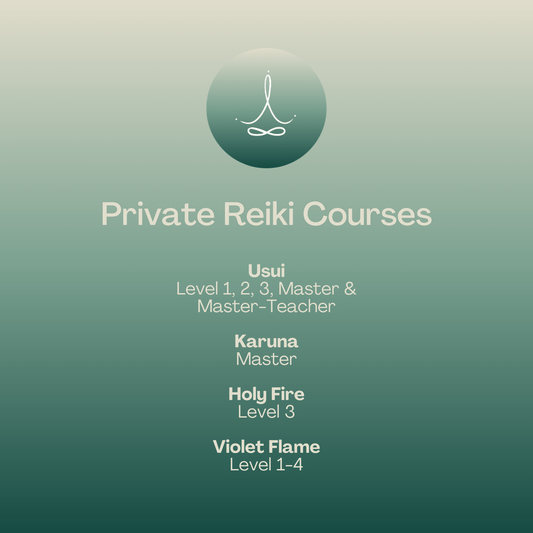 Private Reiki Courses & Ignitions - Usui, Karuna, Holy Fire, Violet Flame Reiki